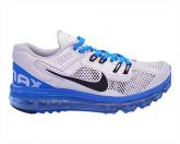 Tênis Nike Air Max 2013 Prata e Azul MOD:11204