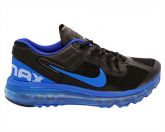 Tênis Nike Air Max 2013 Preto e Azul MOD:11211