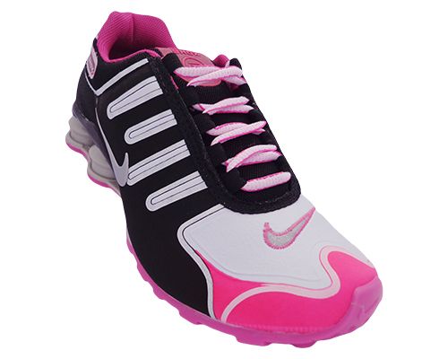 Tênis Nike Shox NZ Preto e Rosa MOD:10957